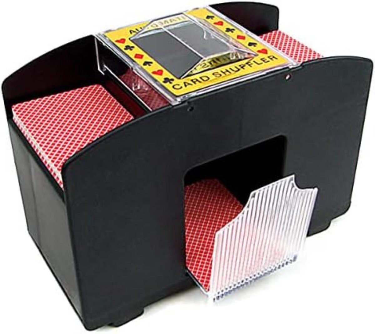 Kaartenschudder - Schudmachine - Kaarten schudder - Elektrisch - Automatisch - Speelkaarten - Kaartspellen -  
