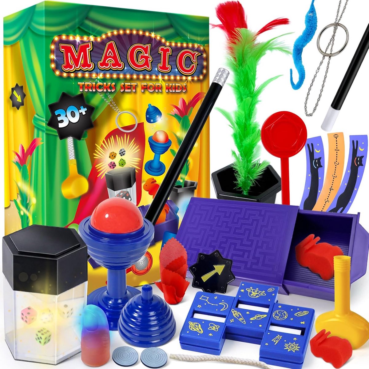   Goocheldoos - Goochelset - Goocheldoos - Goochelhoed - Goocheltrucs - Magic set - Must have!