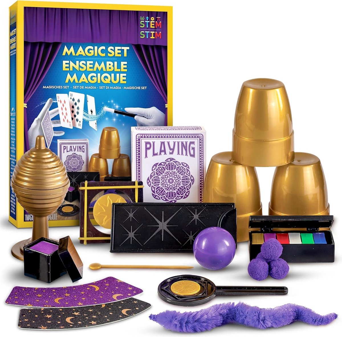   Goocheldoos voor kinderen - Goochelset - Goocheldoos - Goochelhoed - Goocheltrucs - Must have voor uw kind!