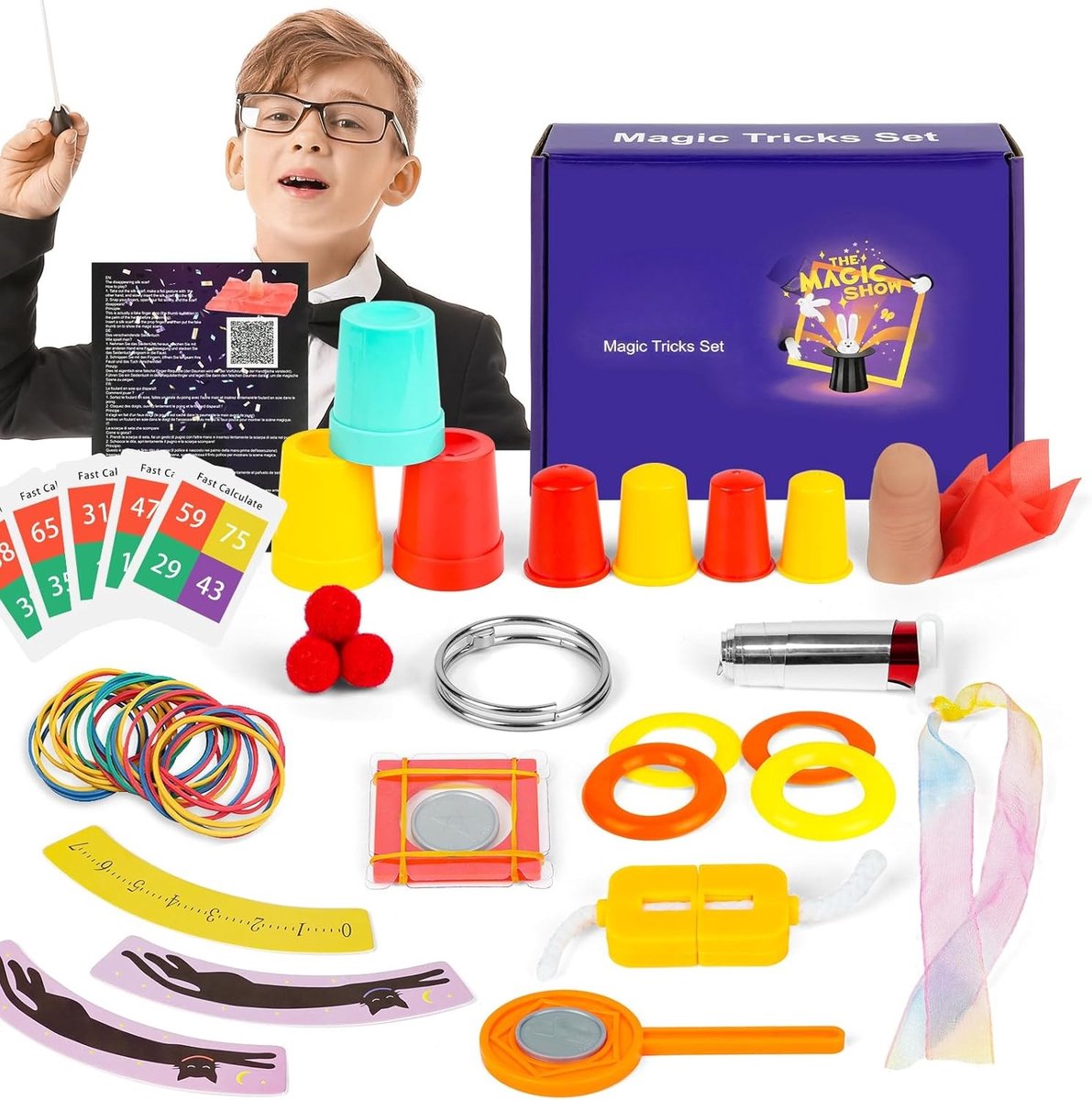   Goocheldoos voor kinderen - Goochelset - Goocheldoos - Goochelhoed - Goocheltrucs - Must have voor uw kind!