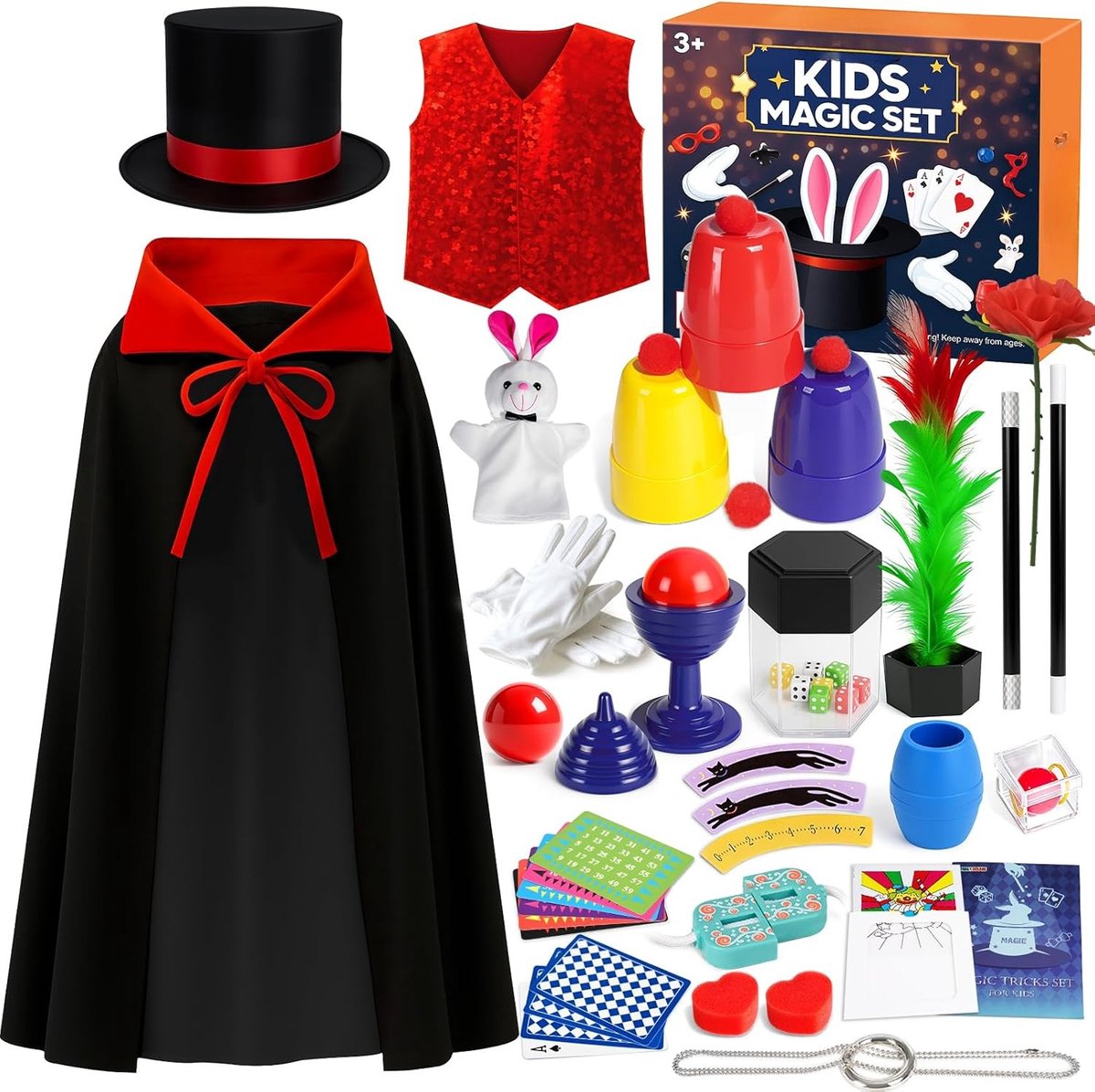   Goocheldoos voor kinderen - Goochelset - Goocheldoos - Goochelhoed - Goocheltrucs - Must have voor uw kind!