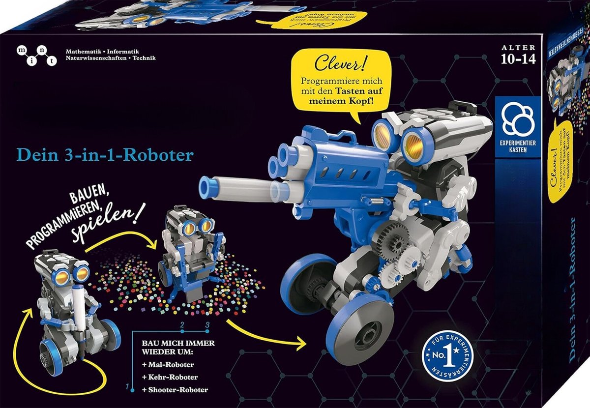   Robot bouwpakket - Educatief Montessori Speelgoed - Experimenteerset - Robot bouwen - Must have voor uw kind!