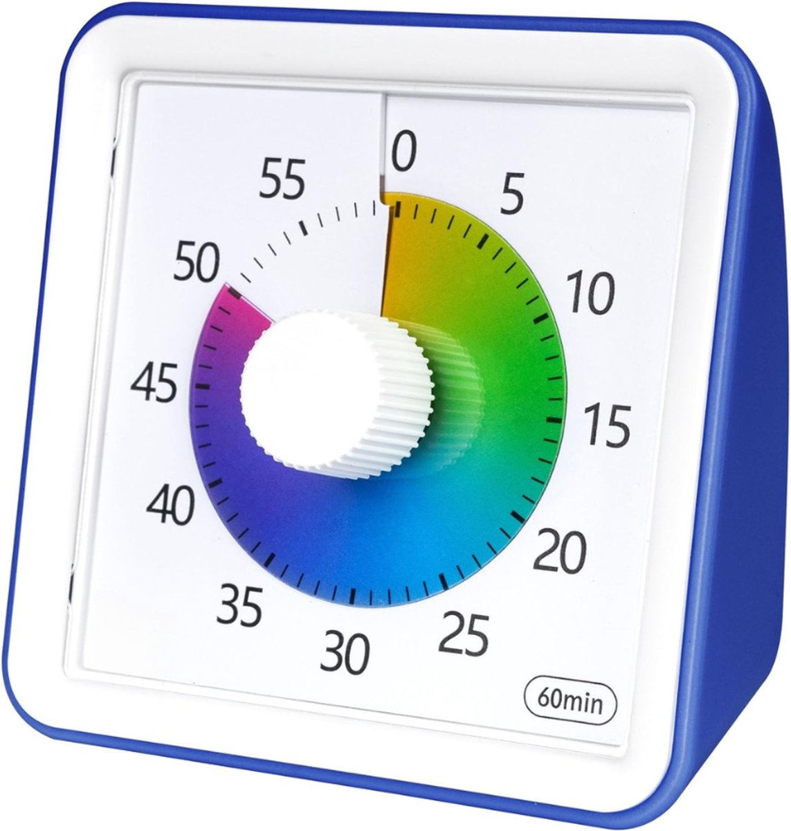 Solene Aftelklok - Visuele Timer - Kleurige Schijf - Instelbaar Alarm - Ideaal Voor Kinderen En Speciaal Onderwijs - Met Beschermhoes