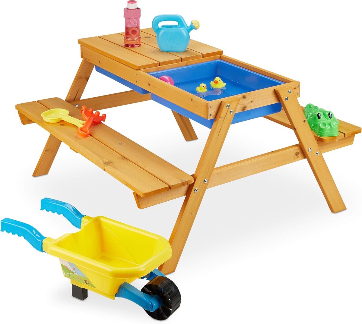 Solene Watertafel - Waterspeelgoed Voor Kinderen - Voor Jongens En Meisjes - Activiteitentafel Met Water Voor De Tuin En Buiten - Inclusief Accessoires - Buitenspeelgoed -