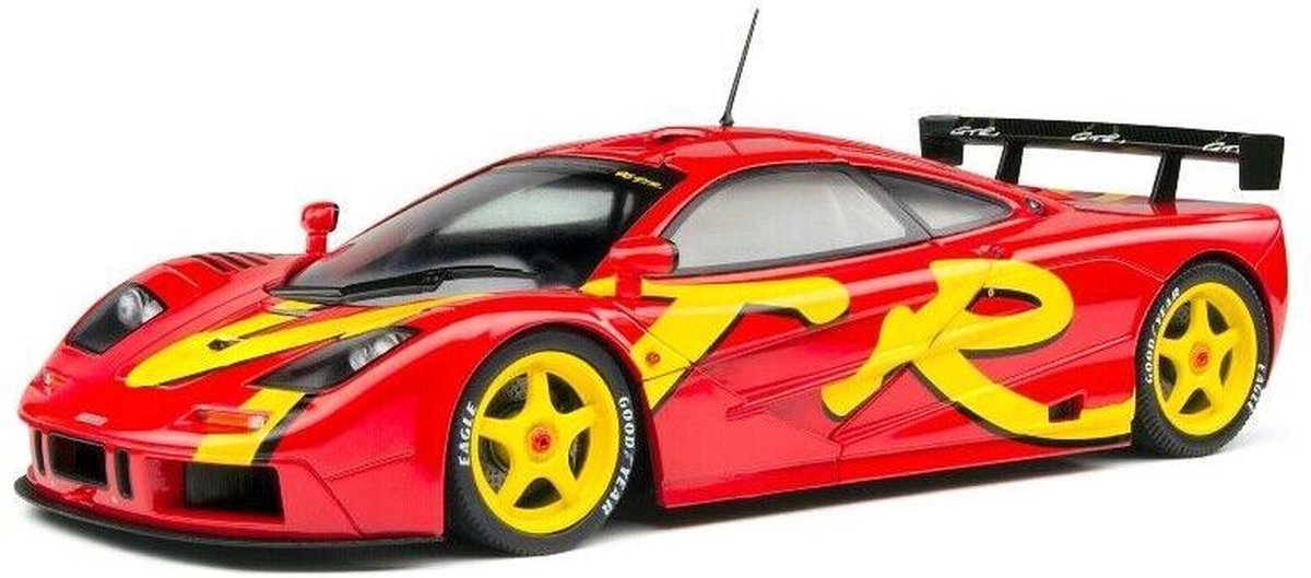 McLaren F1 GTR 1996 Rood / Geel 1/18 Solido