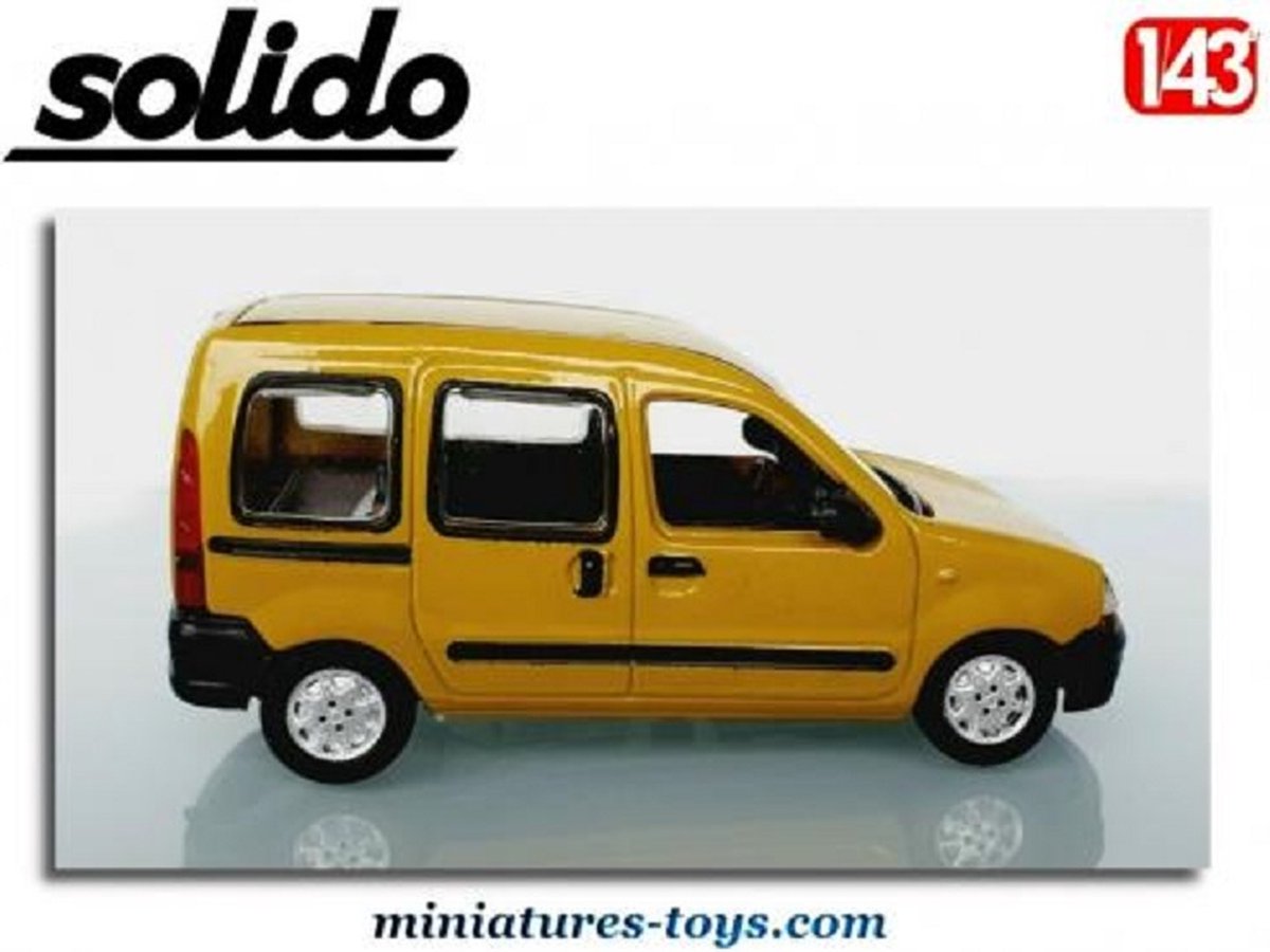 SOLIDO - RENAULT - KANGOO 1998 metalen auto1:43 schaal