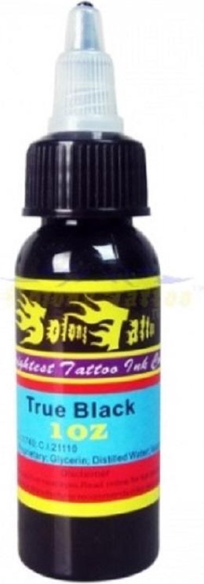 TATTOO INKT 30 ML ZWART