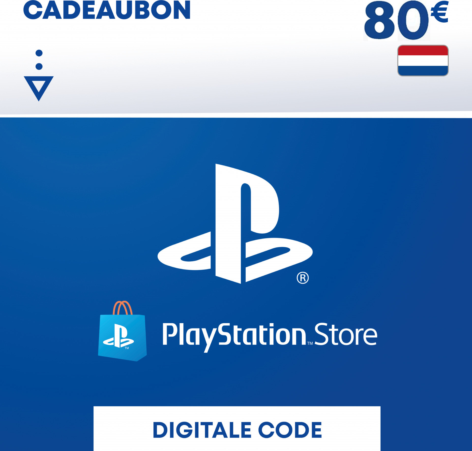 Sony PSN Voucher Card NL - 80 euro (digitaal)