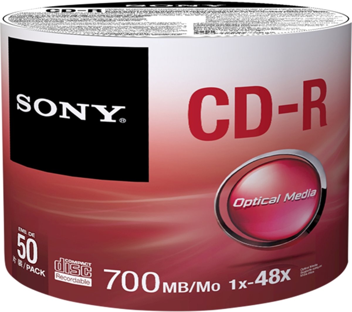 CD-R48X 700MB 50PCS