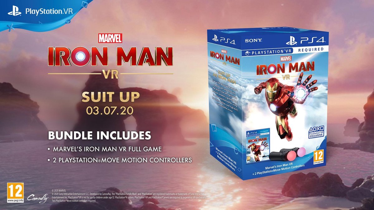 Marvels Iron Man VR + PS Move - PS4