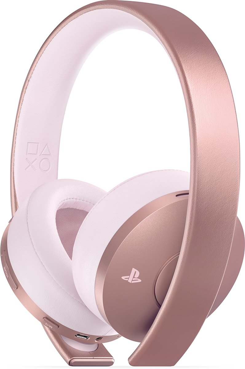 PS4 Gold Wireless Headset Rose Gold