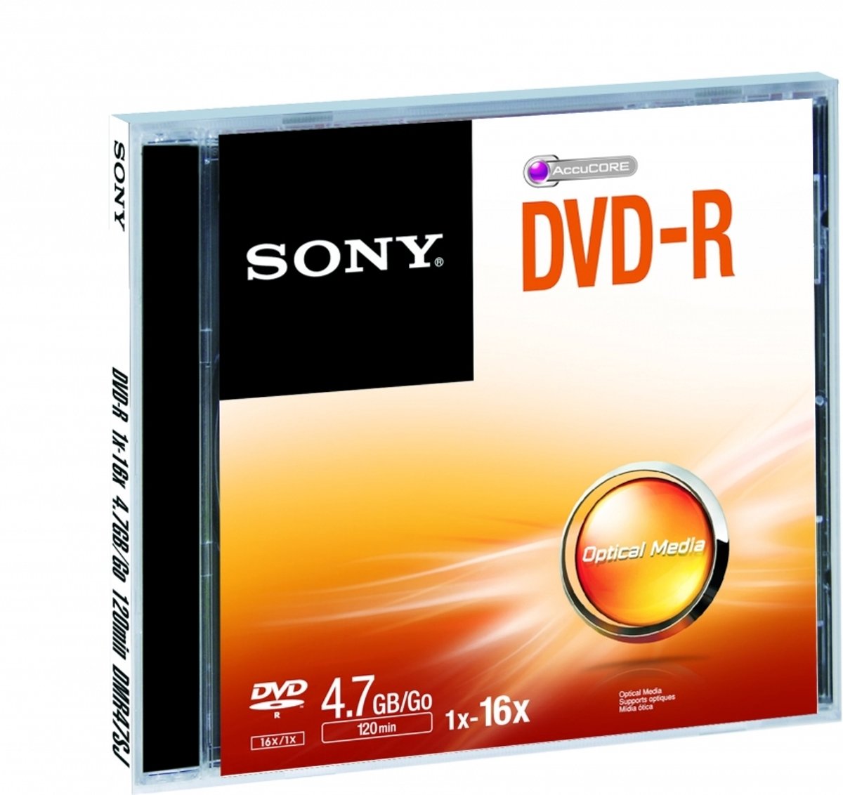 Sony DPR47SJ - DVD+R - 4.7 GB ( 120 min. ) 16x - jewel case