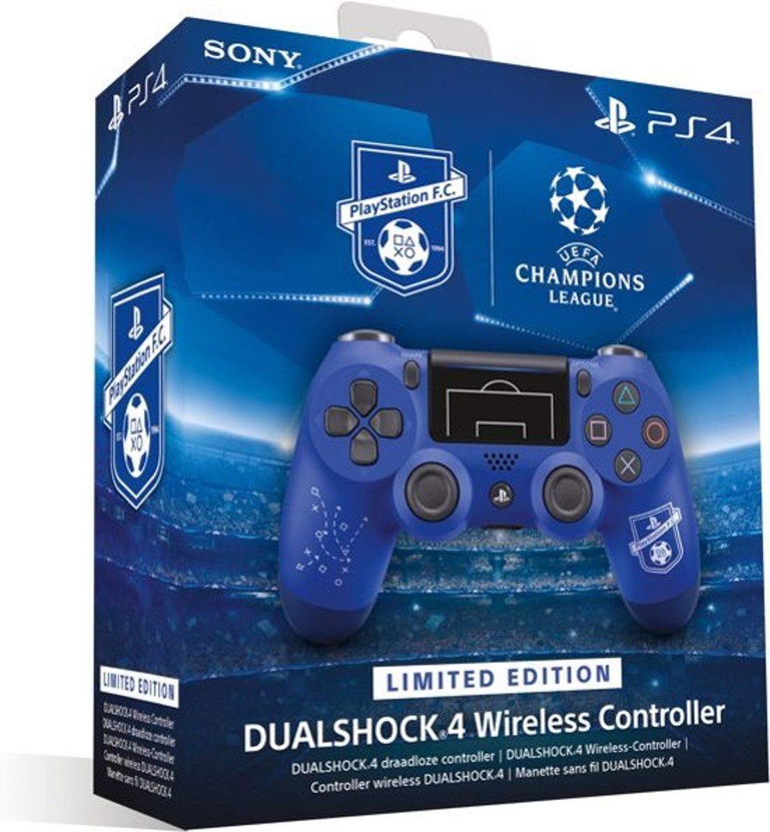 Sony PS4 V2. Controller F.C. Limited Edition + FIFA lichtbalk sticker