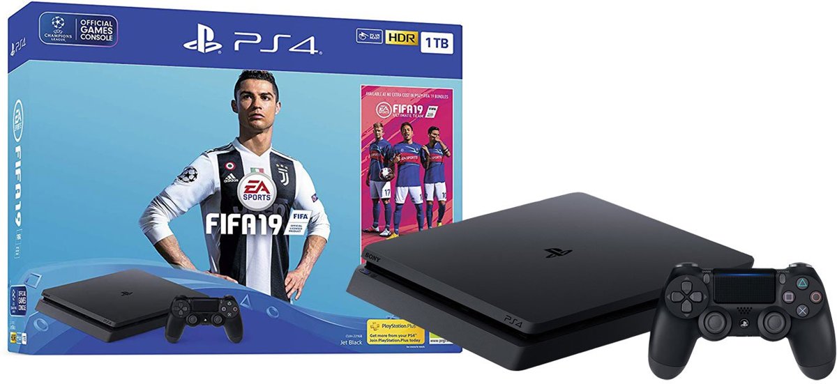 Sony PlayStation 4 PS4 Slim 500 GB + FIFA 19 bundel