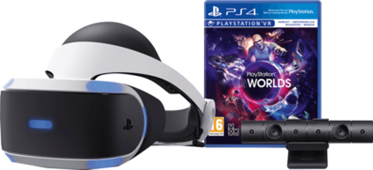 Sony PlayStation VR Worlds Pakket + camera - PS4