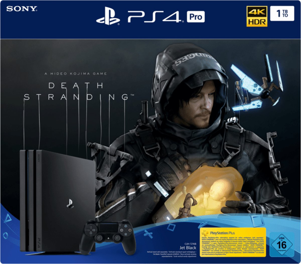 Sony Playstation 4 1TB Pro incl Death Standing