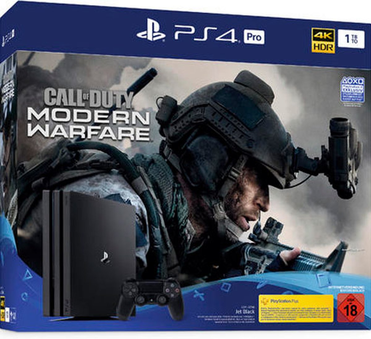 Sony Playstation 4 1TB Pro incl. COD zwart