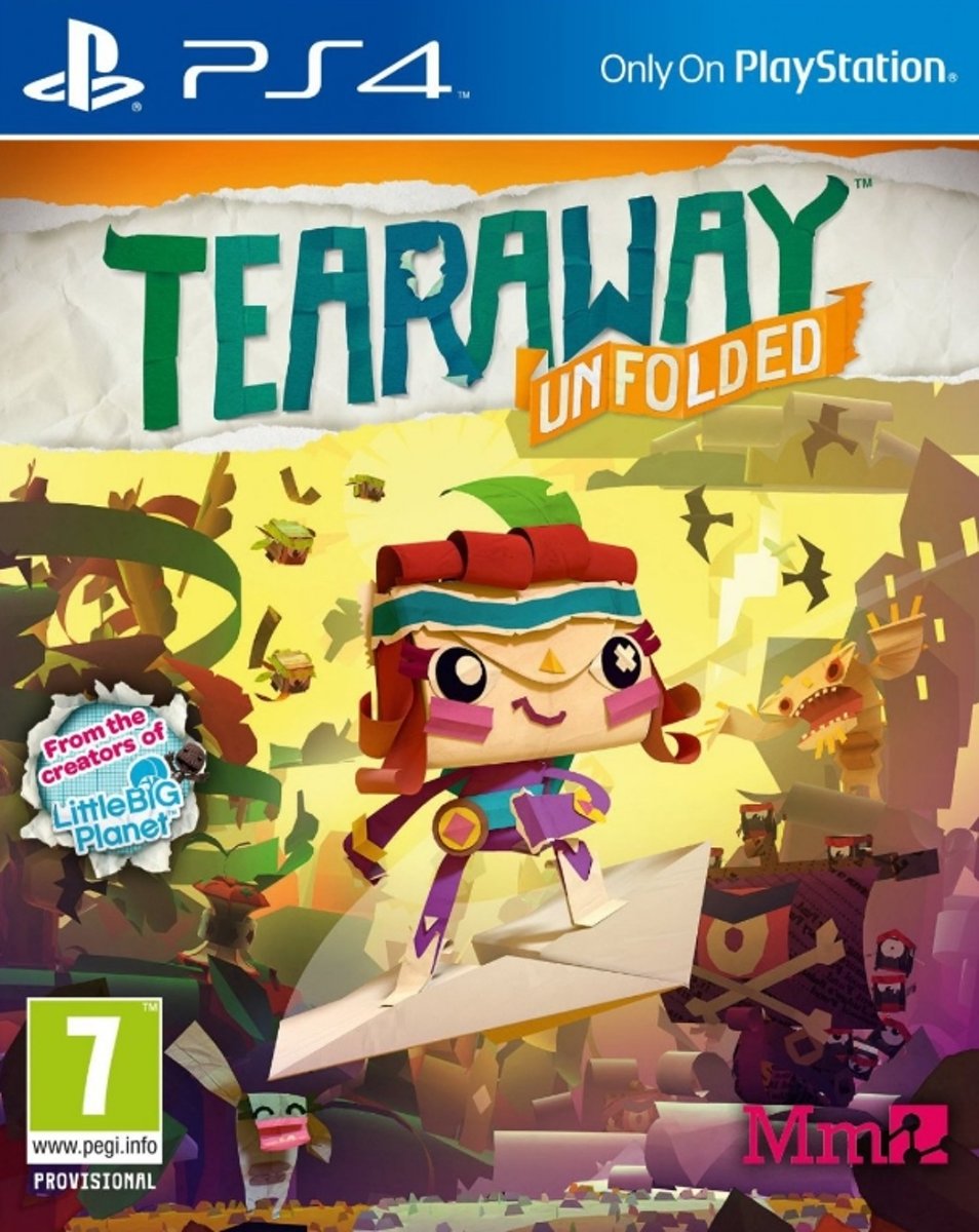 Sony Tearaway Unfolded, PS4 Basis PlayStation 4 video-game