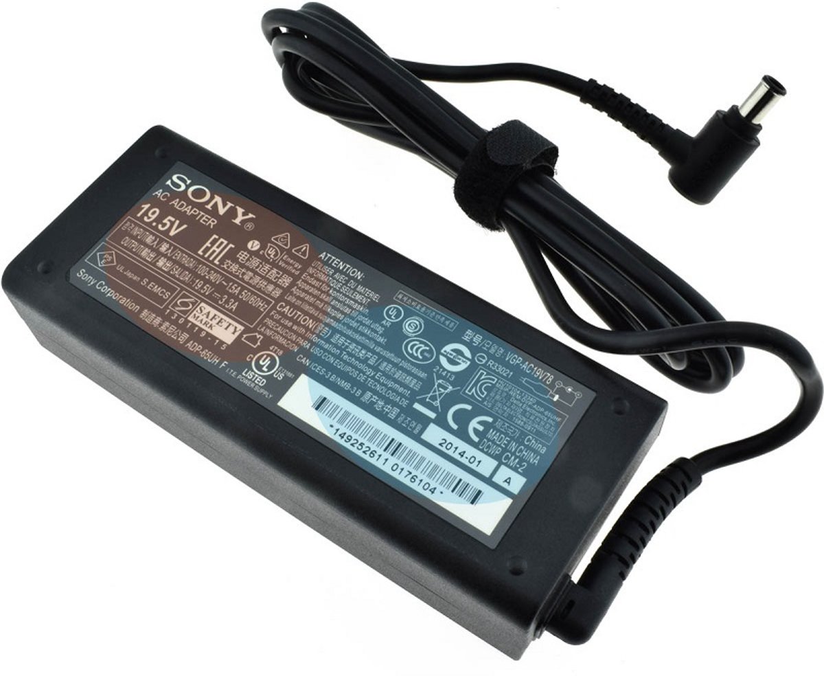 Sony Vaio 65W Laptop Adapter 19.5V 3.3A Center PIN Origineel