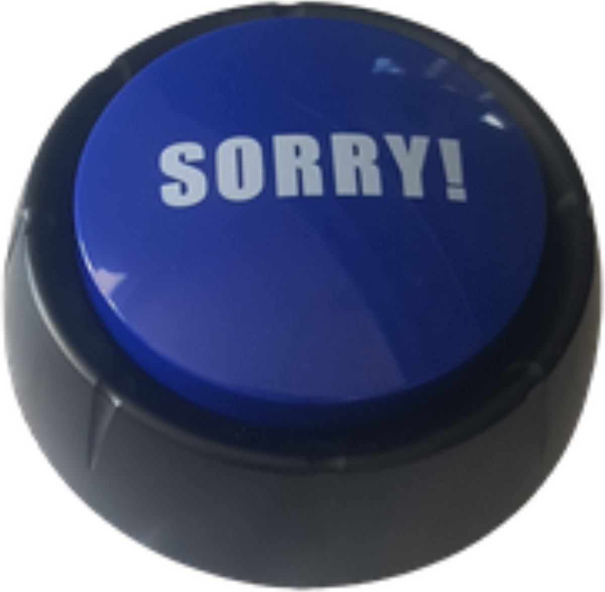 Soundbutton SORRY praatknop sorry buzzer/sorry-button, sorry-knop Yes No Maybe Sorry