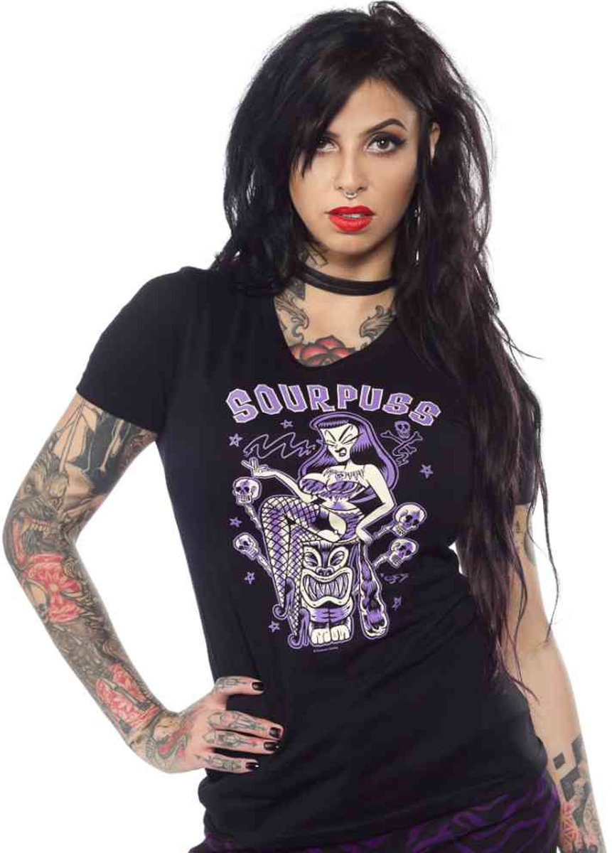 sourpuss jungle princess T-shirt - L