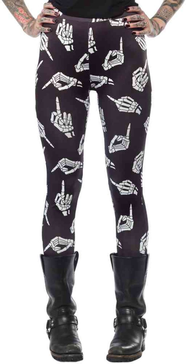 sourpuss no bones about it leggings - XL