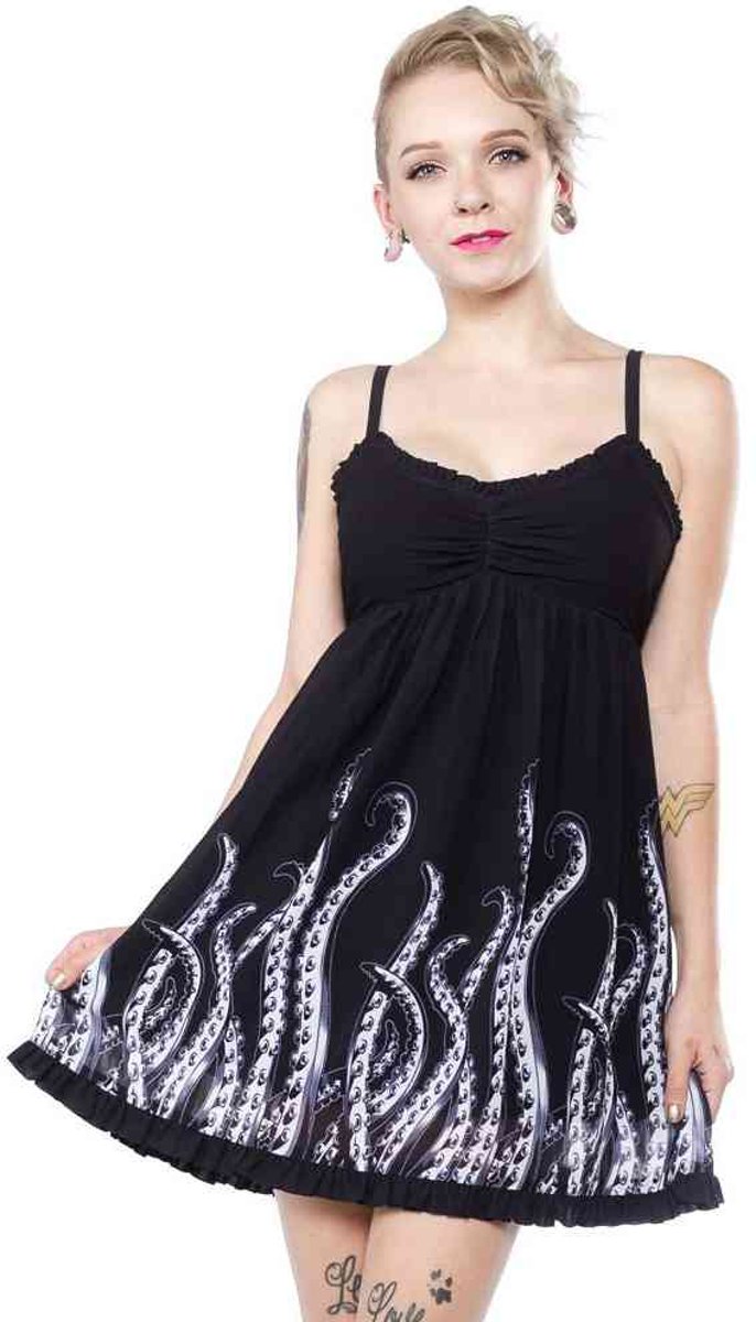 sourpuss tentacles dolly jurk - XL