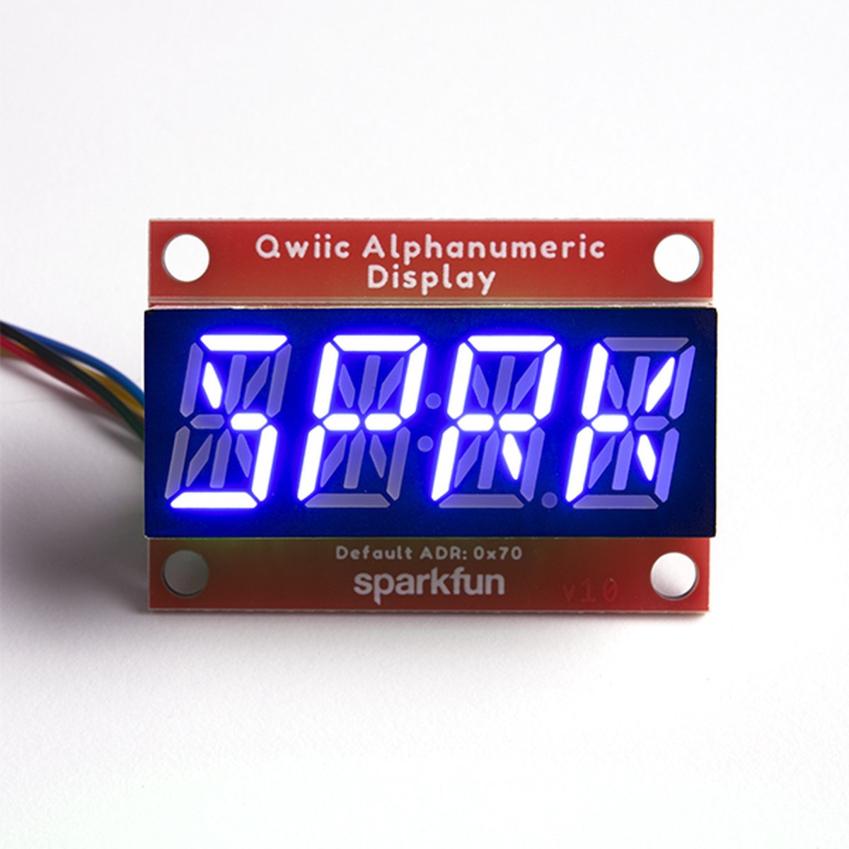 Qwiic Alphanumeric Display - Blue Sparkfun 16917