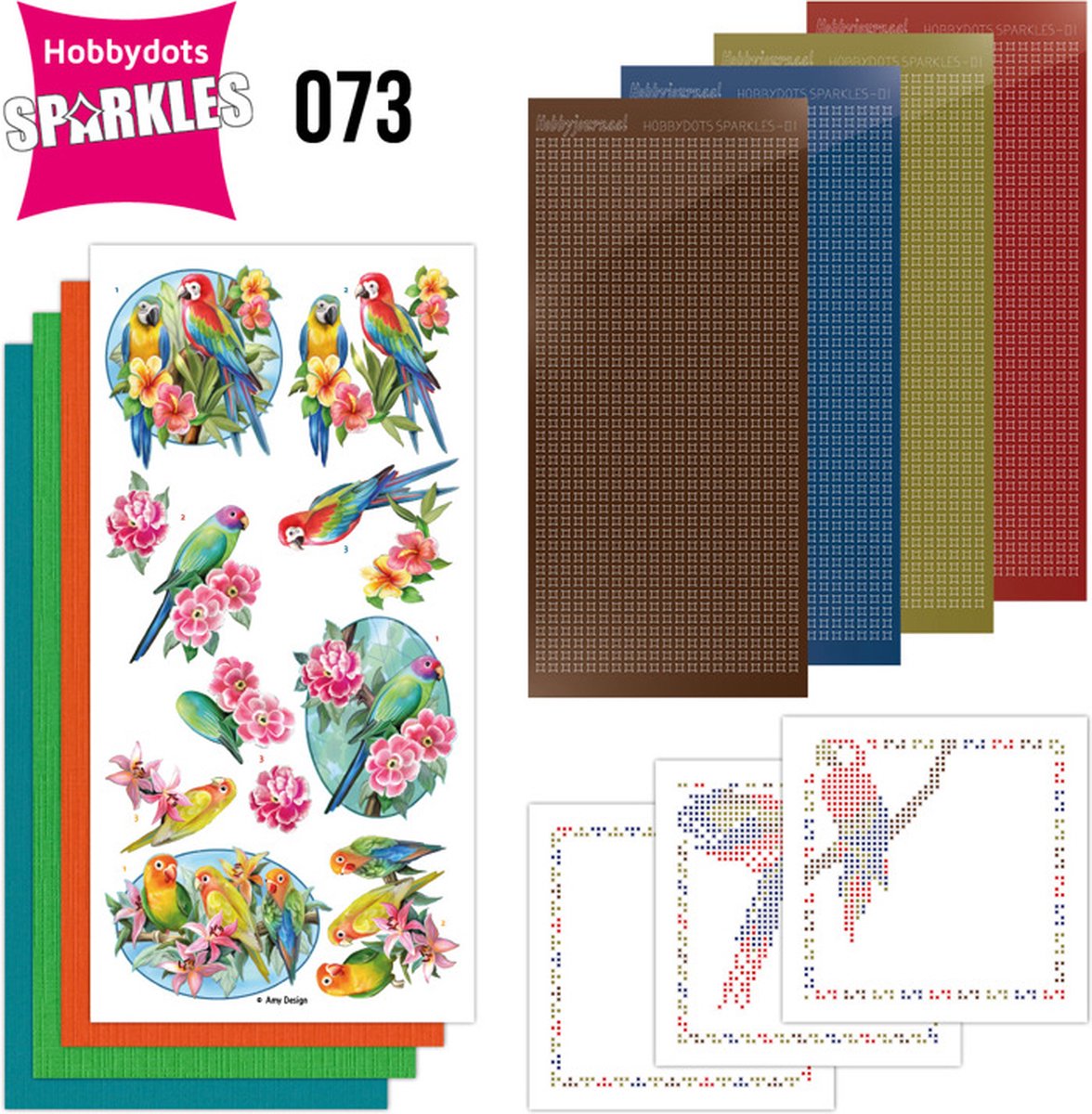   Set 73 - Jeanines Art - Parrot