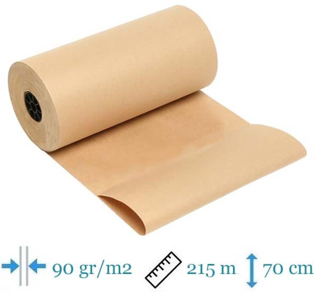 Inpakpapier 70 cm x 215 m x 90 gr/m2