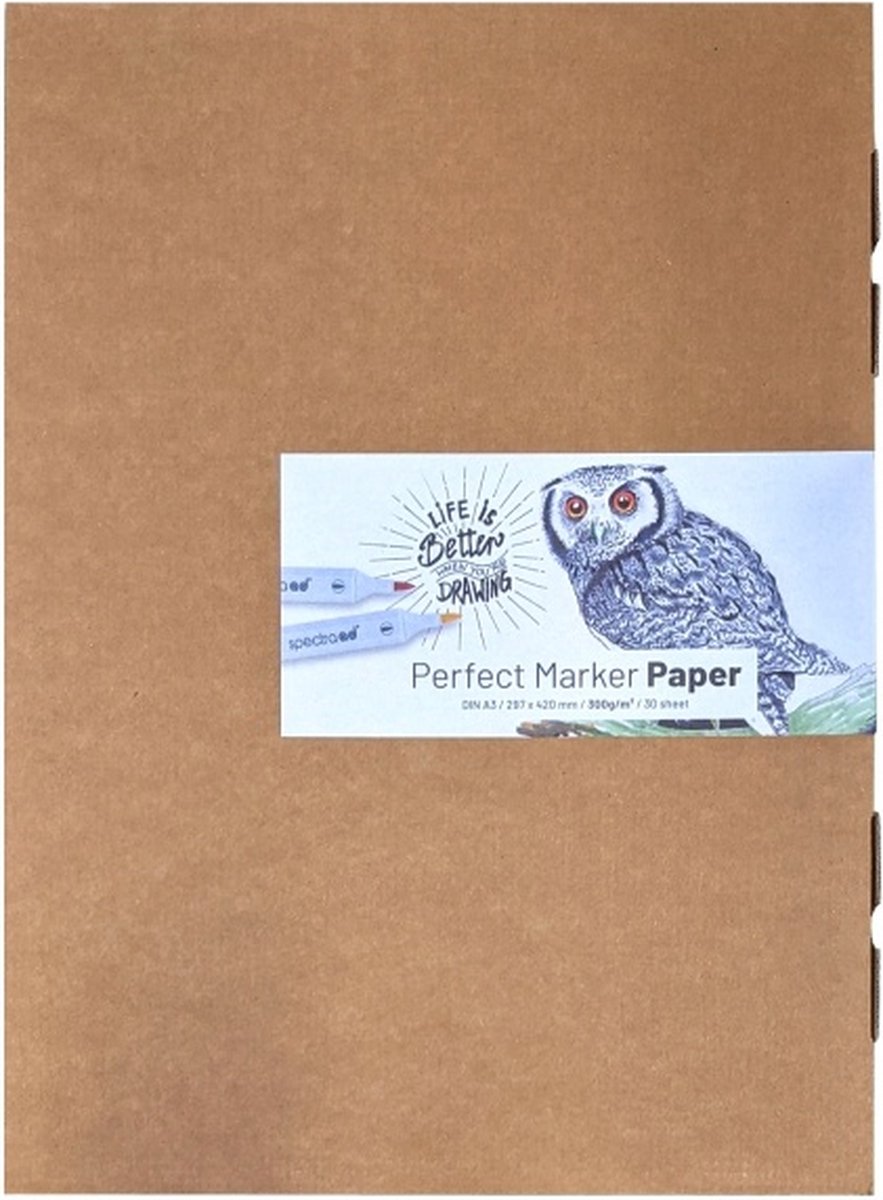 Perfect Marker Paper 30 vel 300 grams A3 Formaat