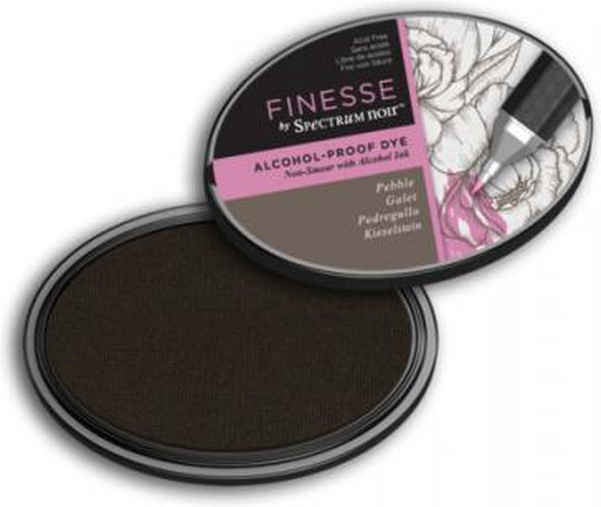 Spectrum Noir Inktkussen - Finesse Alcohol proof - Pebble (Kiezelsteen)