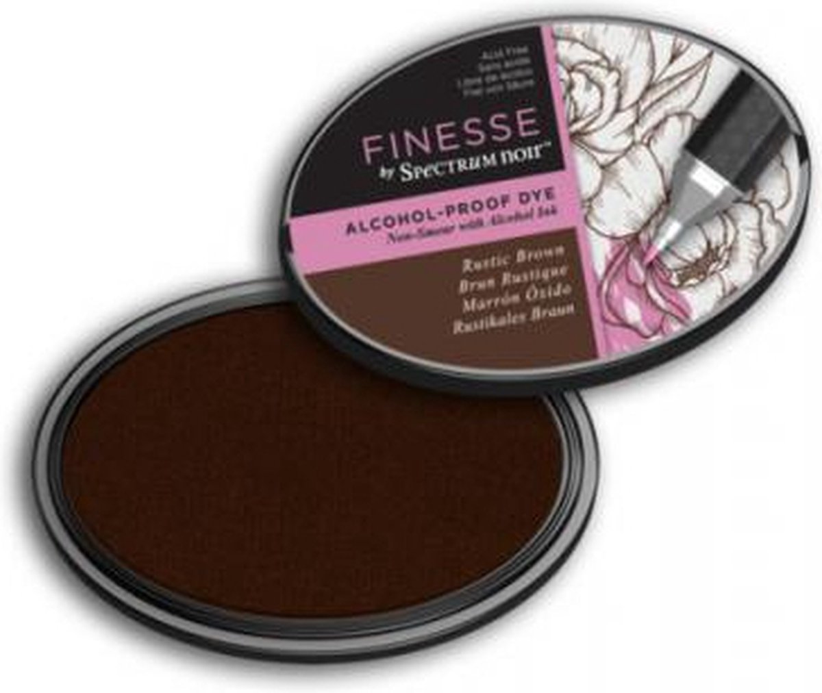 Spectrum Noir Inktkussen - Finesse Alcohol proof - Rustic Brown (Rustiekbruin)