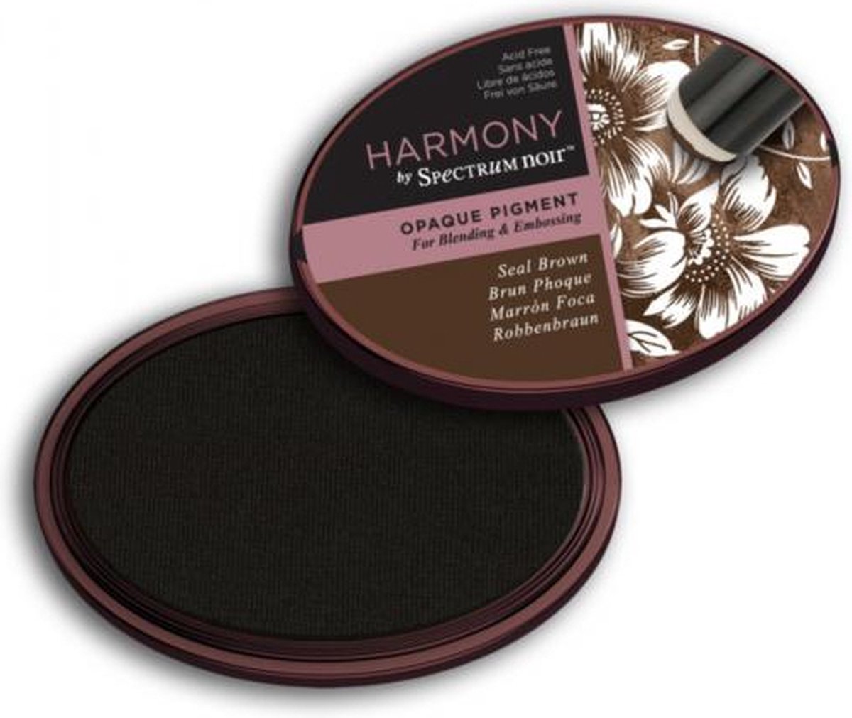 Spectrum Noir Inktkussen - Harmony Opaque Pigment - Seal Brown (Zeehond bruin)