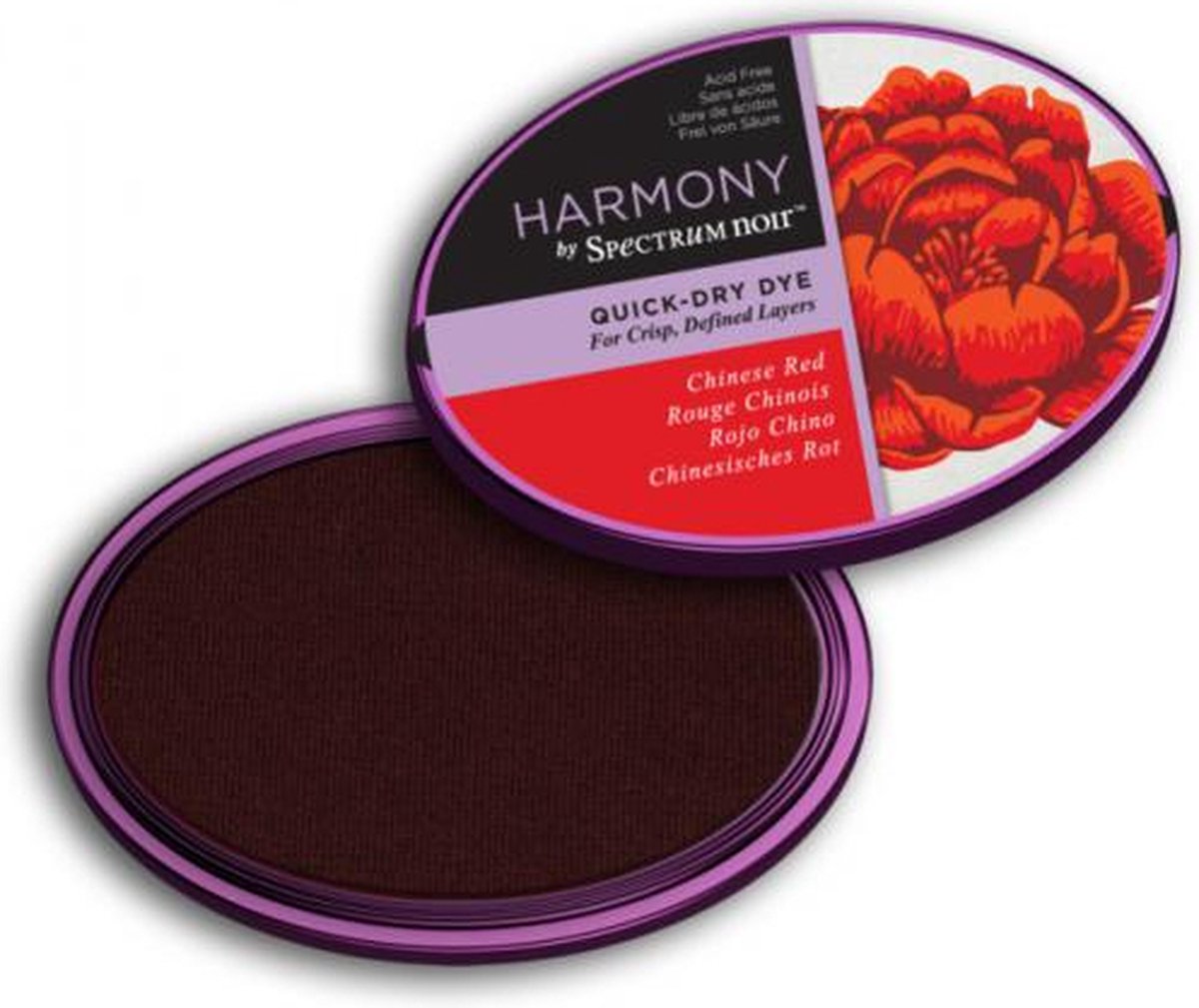 Spectrum Noir Inktkussen - Harmony Quick Dry - Chinese Red (Chinees rood)