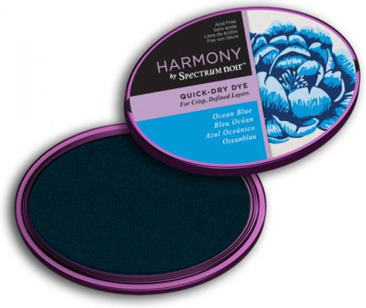 Spectrum Noir Inktkussen - Harmony Quick Dry - Ocean Blue (Oceaanblauw)