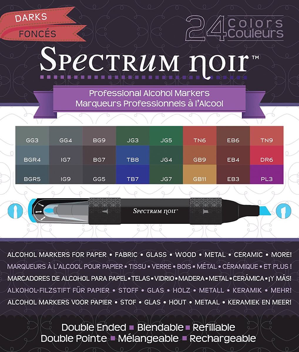 Spectrum noir 24 Pen Set - Darks