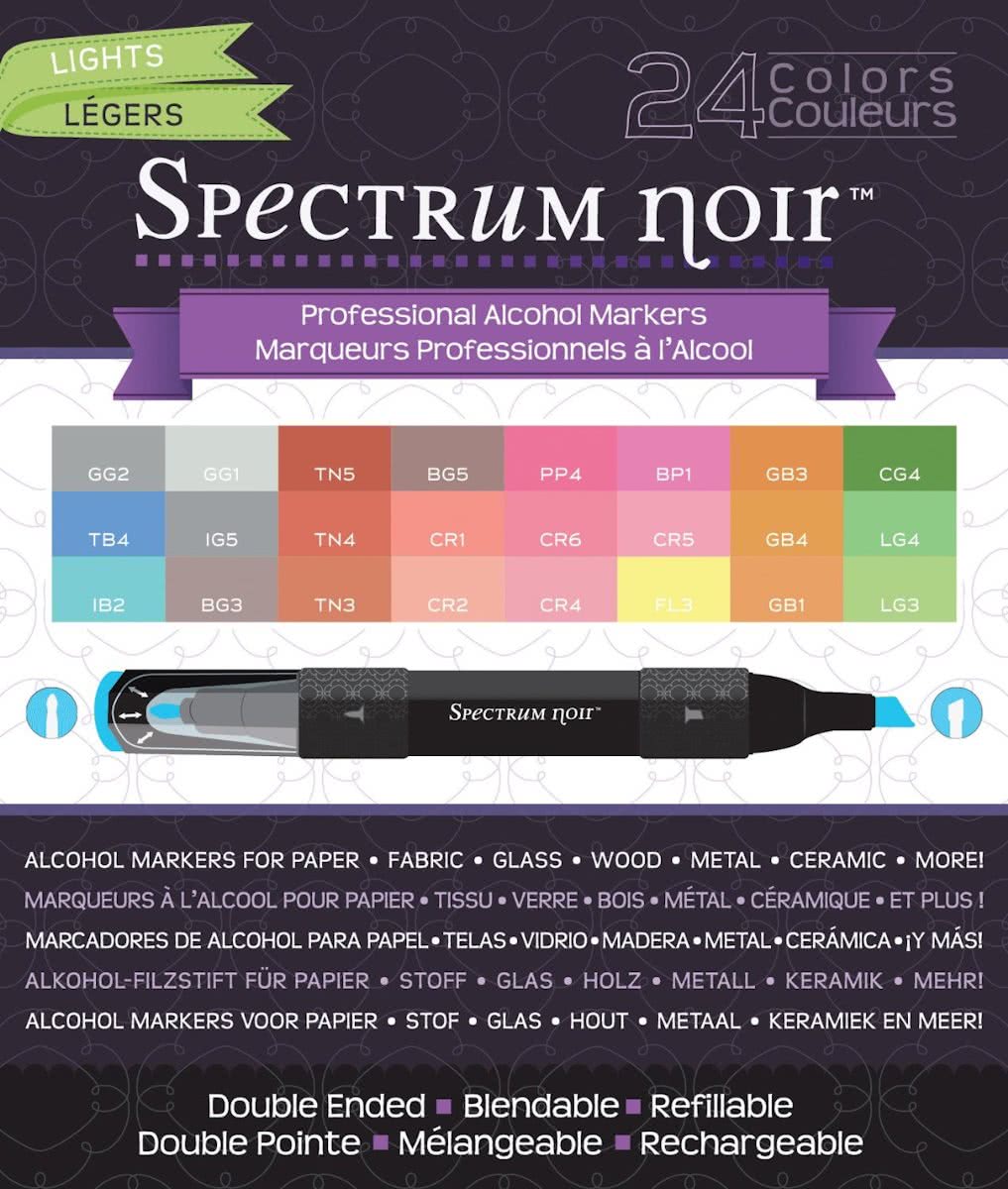 Spectrum noir 24 Pen Set - Lights