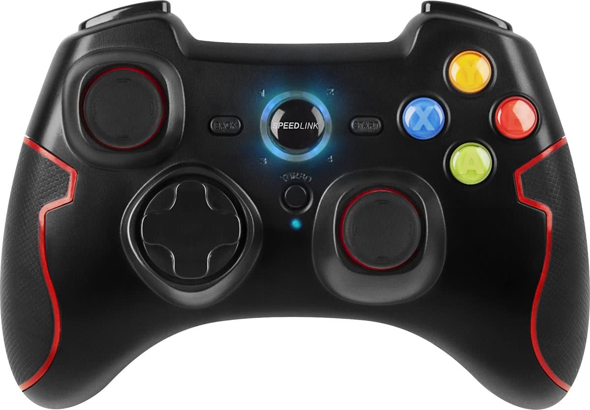 Speedlink, TORID Gamepad - Wireless (Zwart) (PC / PS3)