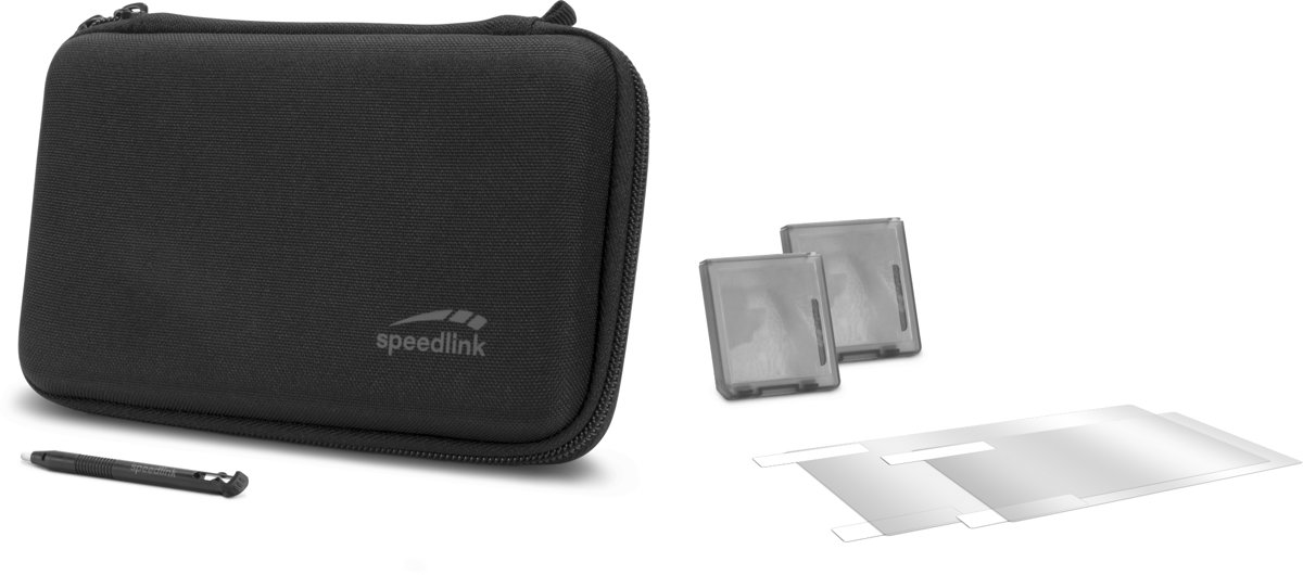 Speedlink 7-IN-1 Starter Kit - Beschermhoes - New Nintendo 2DS XL - Zwart