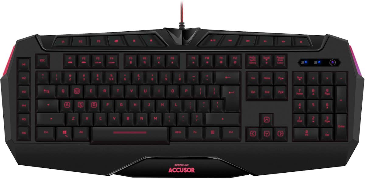 Speedlink ACCUSOR Advanced - Gaming Toetsenbord - Qwerty - PC