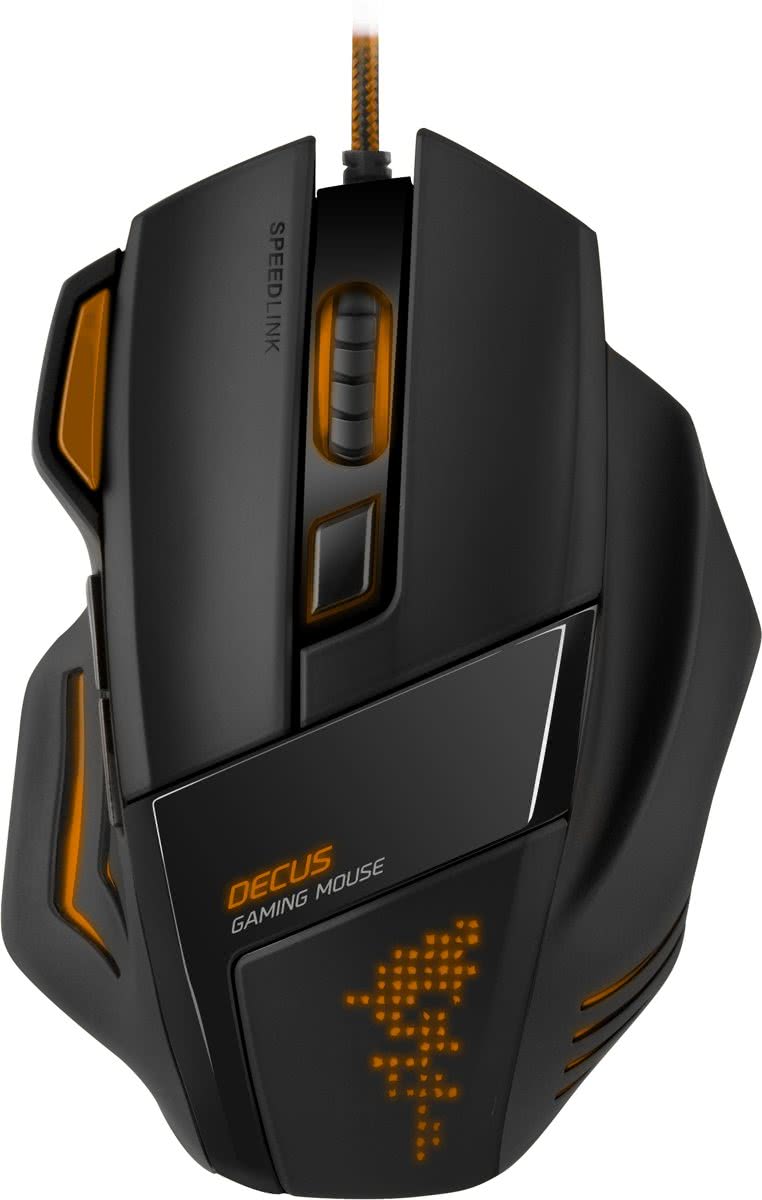 Speedlink DECUS - Gaming Muis - Oranje / Zwart