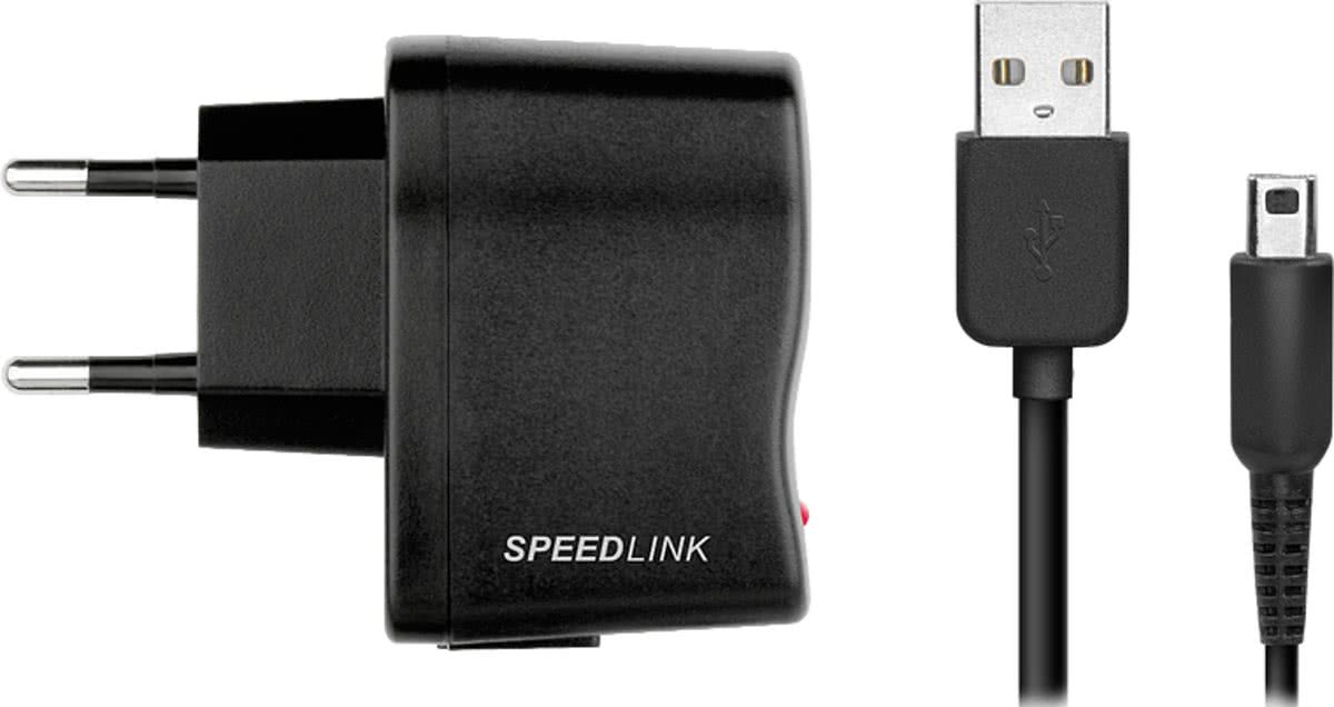 Speedlink FUZE - USB Power Supply - Zwart (New 3DS / New 3DS XL / 3DS / 3DS XL)