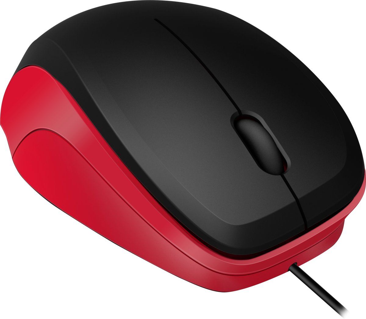 Speedlink LEDGY Silent USB Mouse - Zwart / Rood