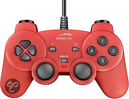 Speedlink Strike Fx Controller Vibratie Rood PC + PS3