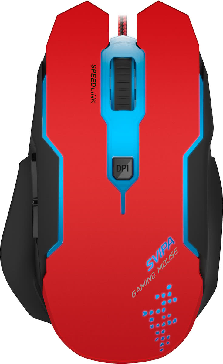 Speedlink Svipa - Gaming Mouse - Rood / Zwart (PC)