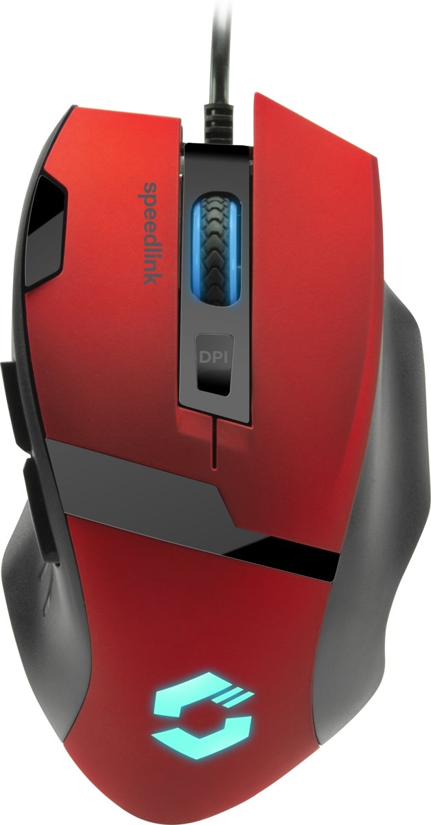 Speedlink VADES Gaming Muis - Zwart / Rood