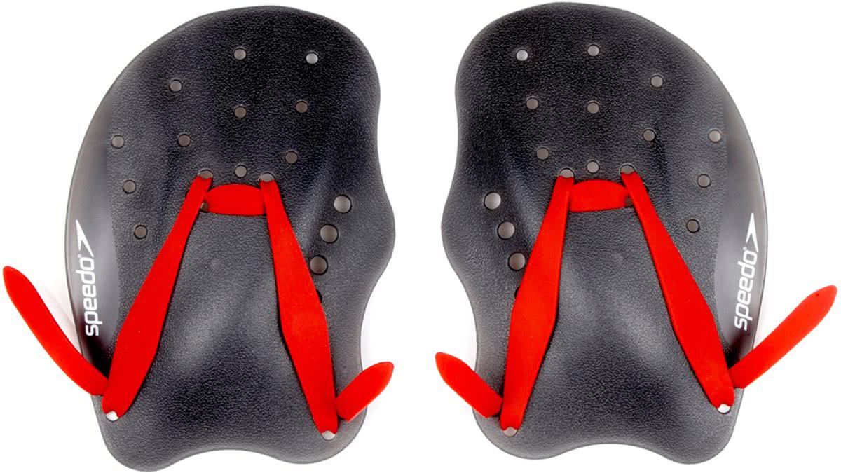 Speedo Tech Paddles - Zwart maat S