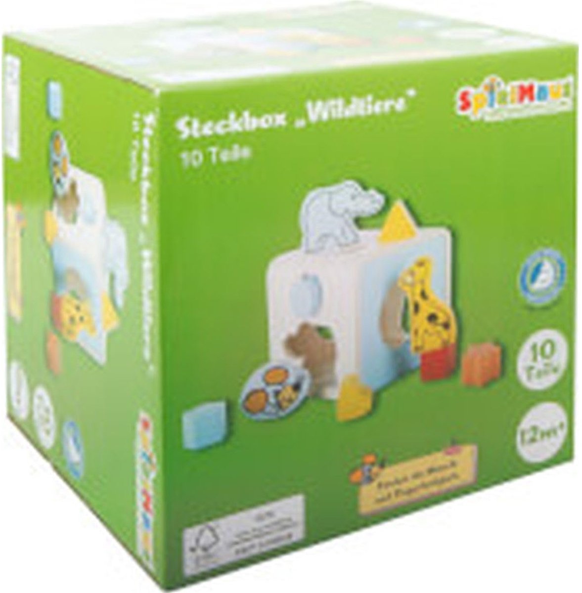 SpielMaus   met wilde dieren, 10-delig - 40828826