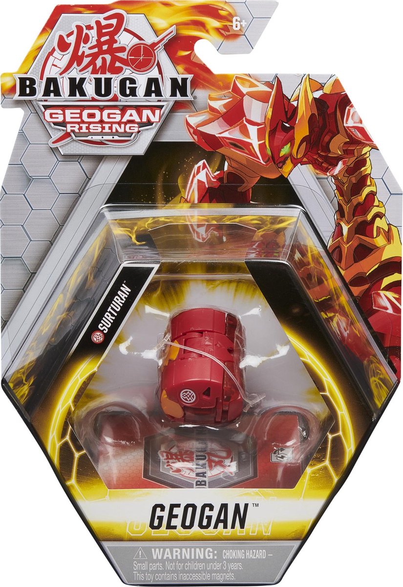 Bakugan Geogan Rising, verzamelbaar Geogan-actiefiguur en ruilkaarten, stijlen verschillen